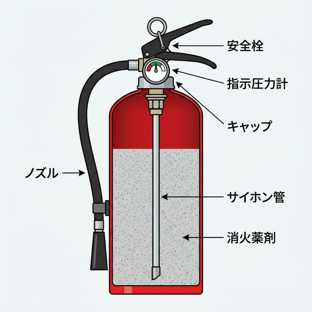 消火器の内部構造