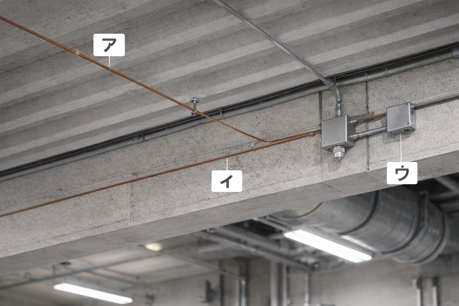 差動式分布型感知器（空気管式）