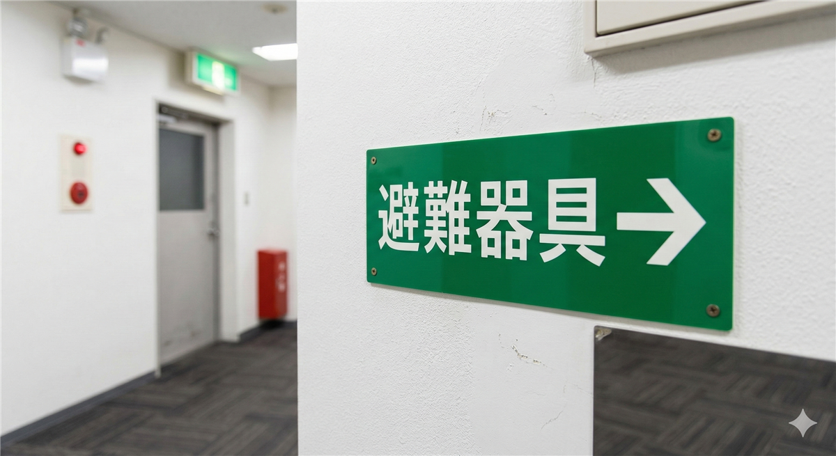 避難器具の標識