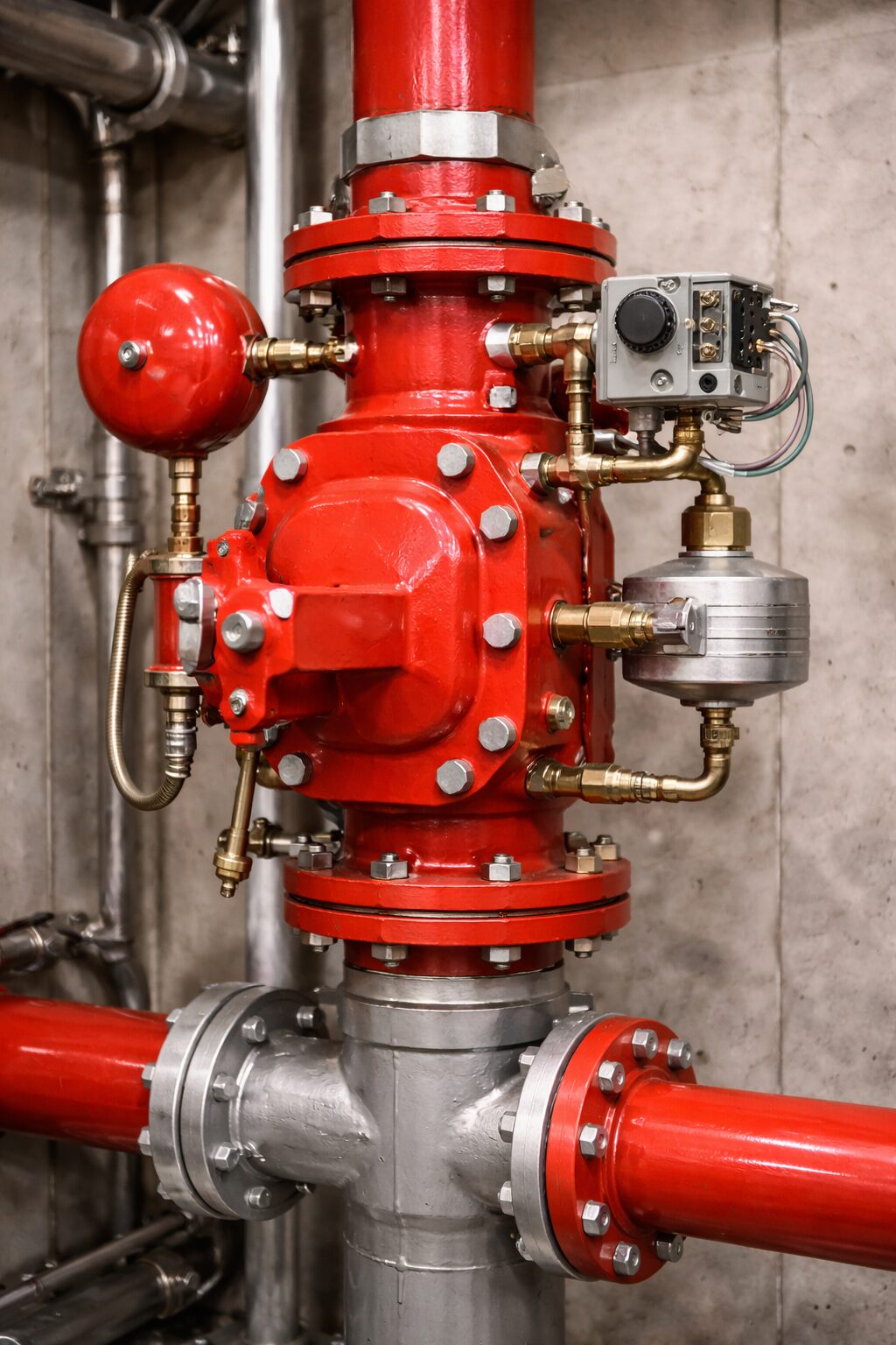 流水検知装置（アラーム弁）