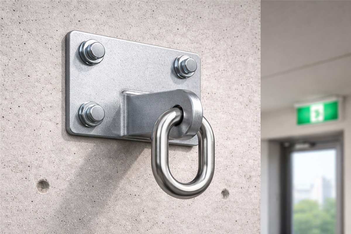 緩降機の取付金具