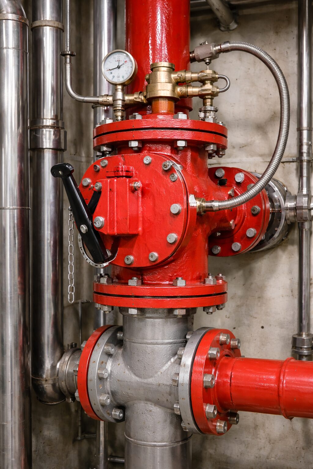 流水検知装置（アラーム弁）